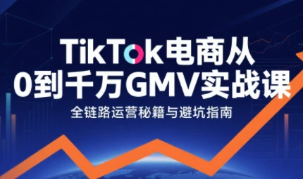 【精】三千老师·TikTok电商从0到千万GMV实战课-联创在线
