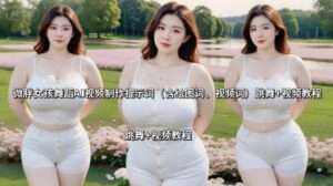 微胖女孩舞蹈AI视频制作提示词(含绘图词、视频词) 跳舞+视频教程-联创在线