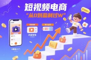 短视频电商:短视频变现从0到盈利过W-联创在线