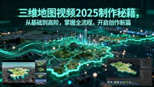 三维地图视频2025制作秘籍，从基础到高阶，掌握全流程，开启创作新篇-联创在线