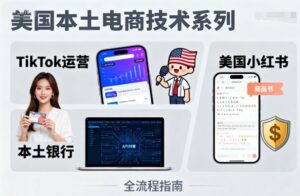 美国本土电商技术,Tiktok 运营篇+美国小红书篇+本土银行篇-联创在线