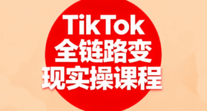 小杨老师·TikTok全链路变现实操课程-联创在线