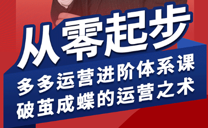 海神·拼多多运营进阶系统课(更新9月)-联创在线