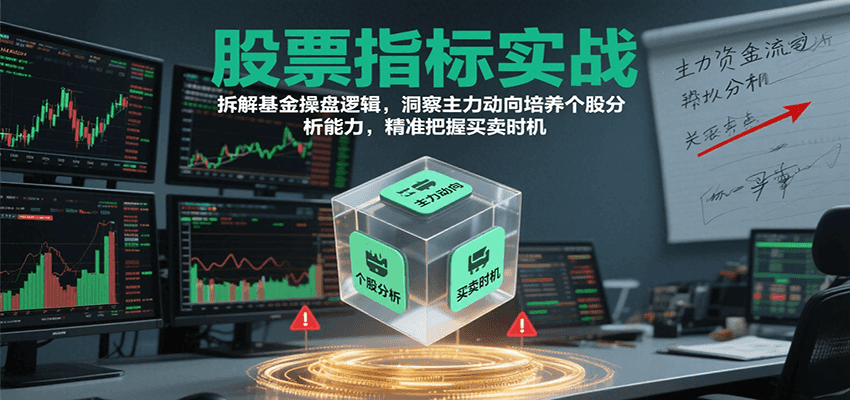 股票指标实战,基金操盘逻辑拆解,洞察主力动向培养个股分析能力把握买卖时机(更新)-联创在线