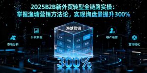 2025B2B新外贸转型全链路实操:掌握渔塘营销方法论,实现询盘量提升300%-联创在线