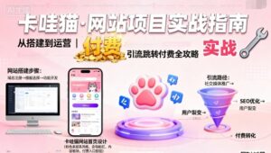 卡哇猫·网站项目，网站搭建与运营以及引流跳转付费-联创在线