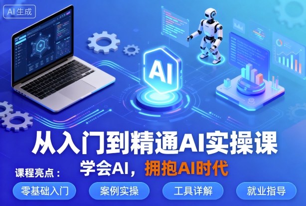 从入门到精通AI实操课，学会AI，拥抱AI时代-联创在线