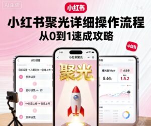 小红书聚光详细操作流程，小红书聚光从0到1速成攻略-联创在线