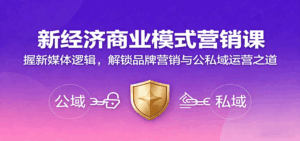 新经济商业模式营销课，握新媒体逻辑，解锁品牌营销与公私域运营之道-联创在线