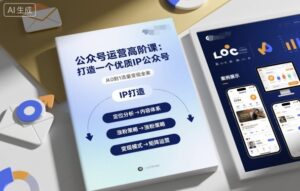 公众号运营高阶课，打造一个优质IP公众号-联创在线