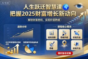 人生跃迁智慧课，把据2025财富增长新动向-联创在线