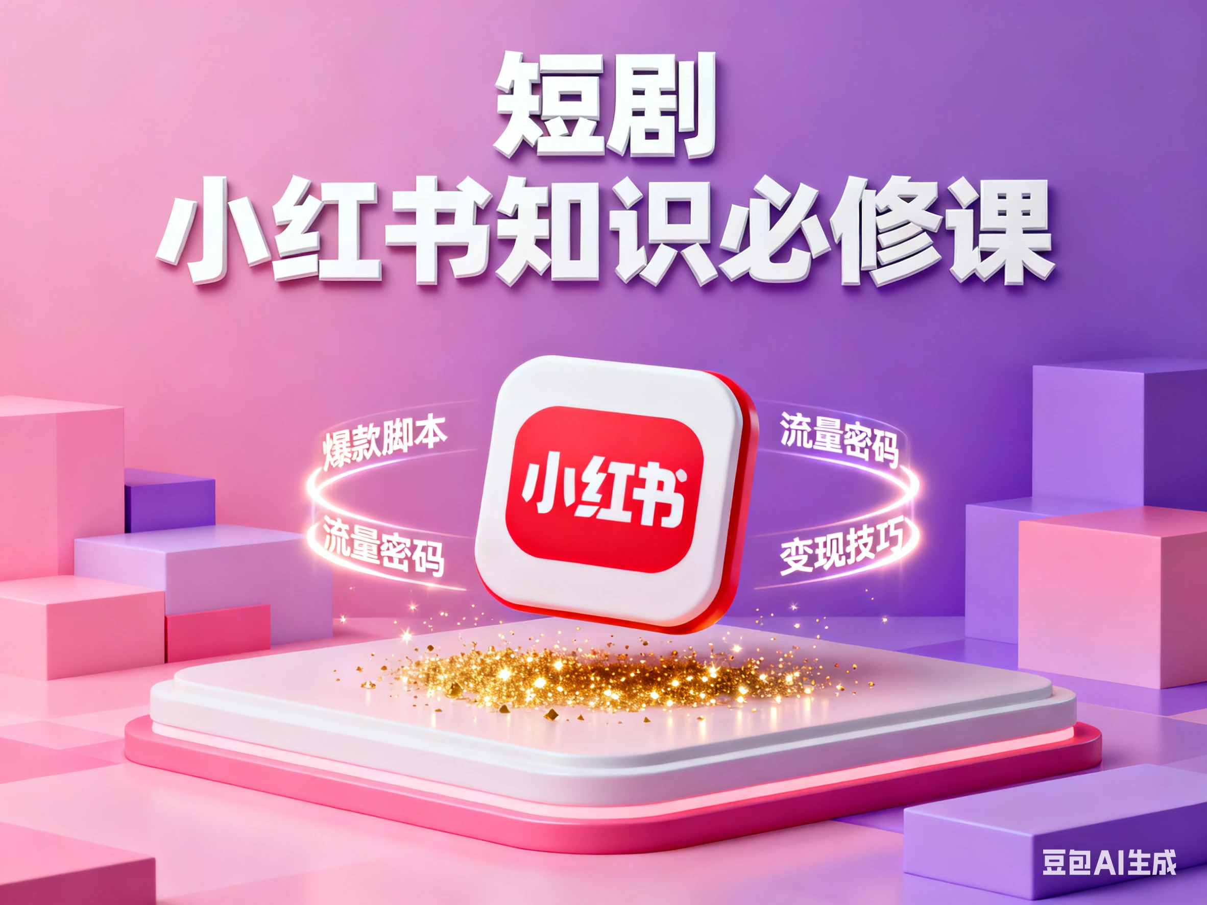 短剧 小红书知识必修课-联创在线